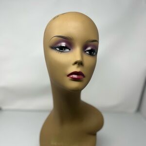 Versatile Mannequin Head: Ideal for Wig Styling and Makeup Practice!